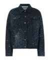 Giuseppe Di Morabito Giubbino In Denim Stretch Stampato  Donna In Blue