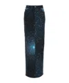 Giuseppe Di Morabito Galaxy-print Denim Maxi Skirt In Black