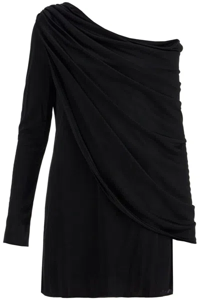 Giuseppe Di Morabito Gathered Jersey Mini Dress In In Black