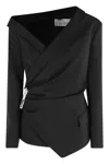 Giuseppe Di Morabito Asymmetrical Jacket Featuring Brooch Detail