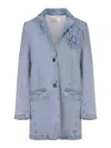 Giuseppe Di Morabito Button-down Denim Jacket In Blue
