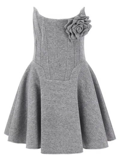 GIUSEPPE DI MORABITO GREY MINI DRESS