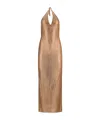 Giuseppe Di Morabito Halter Neck Backless Dress In Brown