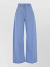 Giuseppe Di Morabito Light Blue Relaxed Flat Front Pants In Multi