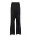 Giuseppe Di Morabito High Waist Wide Leg Casual Pants In Black