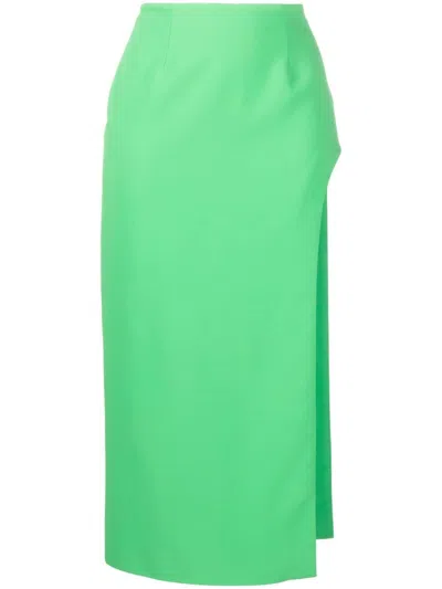 Giuseppe Di Morabito High-waisted Side-slit Skirt In Grün
