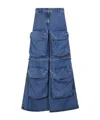 Giuseppe Di Morabito Detachable-legs Wide-leg Jeans In Blue