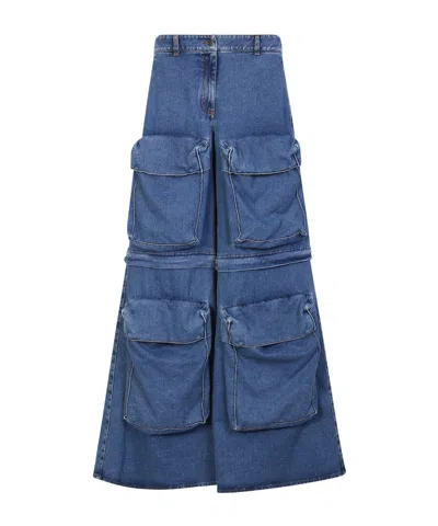 GIUSEPPE DI MORABITO GIUSEPPE DI MORABITO HIGH-WAISTED WIDE-LEG JEANS