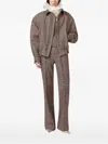 Giuseppe Di Morabito Houndstooth-pattern Stud-embellished Jacket In Animal Print
