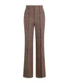Giuseppe Di Morabito Houndstooth-pattern Stud-embellished Trousers In Brown