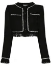 Giuseppe Di Morabito Embellished Bouclé  Jacket In Black