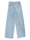 Giuseppe Di Morabito Embellished Diagonal-panel Jeans In Blue