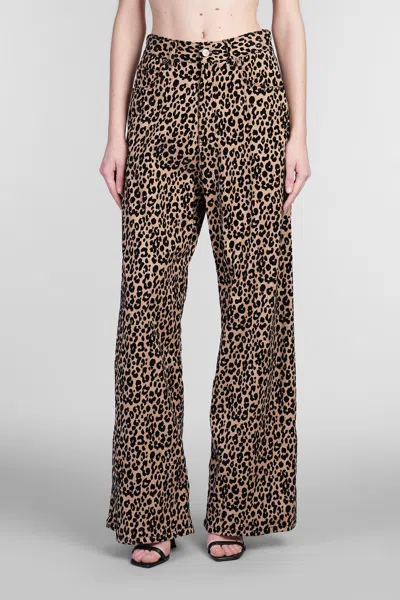 Giuseppe Di Morabito Jeans In Animalier Polyester In Multicolor