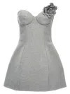 Giuseppe Di Morabito Jersey Dress Dresses Gray In Gray