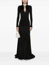Giuseppe Di Morabito Flared Maxi Dress In Black