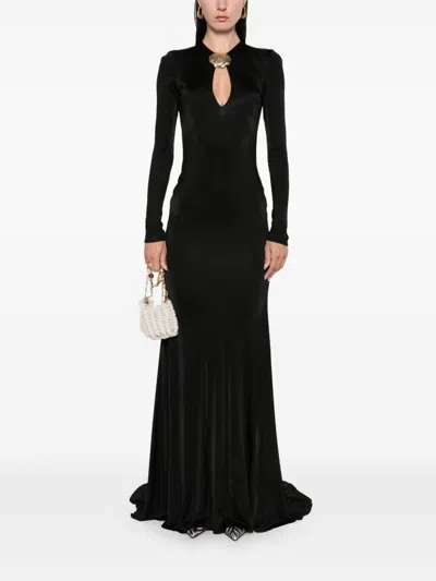 Giuseppe Di Morabito Flared Maxi Dress In Black