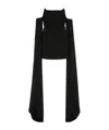 Giuseppe Di Morabito Off-the-shoulder Design Mini Dress In Black