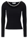 Giuseppe Di Morabito Jewel Chain Sweater In Black