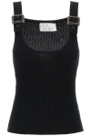 Giuseppe Di Morabito Top In Maglia Con Fibbie In Strass In Black