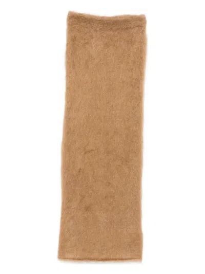 Giuseppe Di Morabito Knitted Skirt In Brown