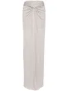 Giuseppe Di Morabito Knot-detail Maxi Skirt In Grey