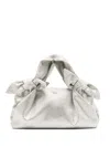 Giuseppe Di Morabito Knoted-straps Rhinestone-embellished Tote Bag In Neutrals