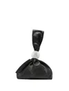 Giuseppe Di Morabito Knotted Crystal-embellished Tote Bag In Black