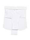 Giuseppe Di Morabito Knotted Strapless Top In White