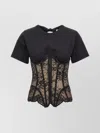 Giuseppe Di Morabito Lace Bodice Insert Top