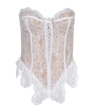 GIUSEPPE DI MORABITO LACE CARDIGAN