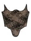 Giuseppe Di Morabito Lace Corset In Black