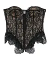 Giuseppe Di Morabito Lace Corset Top In Multi