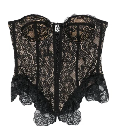 GIUSEPPE DI MORABITO GIUSEPPE DI MORABITO LACE CORSET TOP