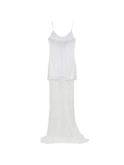 Giuseppe Di Morabito Lace Dress In White