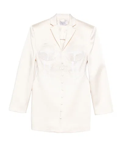 GIUSEPPE DI MORABITO LACE-OVERLAY JACKET