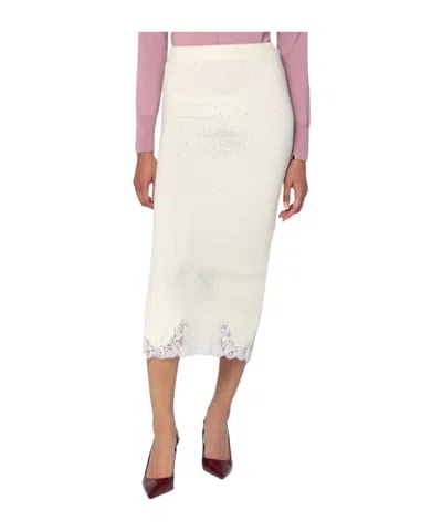 GIUSEPPE DI MORABITO LACE SKIRT