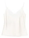 Giuseppe Di Morabito Lace-trimmed Embellished Top In Neutral