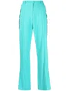 Giuseppe Di Morabito Pants In Cyan Viscose In Blau