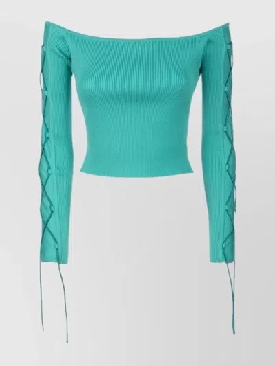 Giuseppe Di Morabito Off-the-shoulder Top In Blu