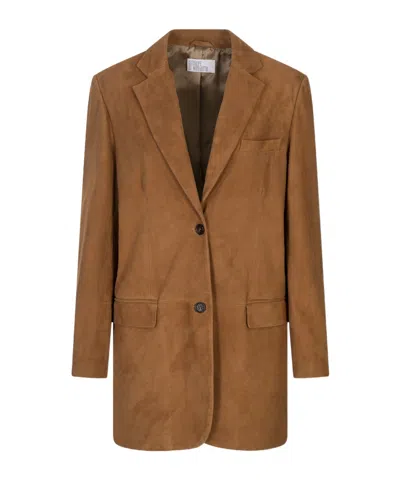 Giuseppe Di Morabito Lapel Casual Jacket In Brown