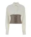 Giuseppe Di Morabito Lapel Shirt In White