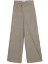 Giuseppe Di Morabito Layered-detail Trousers In Neutrals