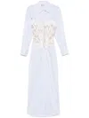 Giuseppe Di Morabito Layered-effect Shirt Dress In Weiss