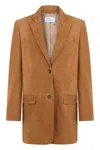 Giuseppe Di Morabito Light Brown Solid Notched Lapel Jacket In Light Brown