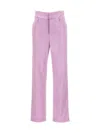 Giuseppe Di Morabito Wide-leg Pants With Crystals In Light Pink