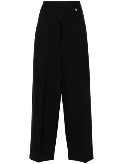 GIUSEPPE DI MORABITO LOGO-PLAQUE TROUSERS