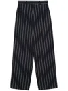 Giuseppe Di Morabito Logo-plaque Trousers In Blue