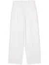 Giuseppe Di Morabito Logo-plaque Trousers In White