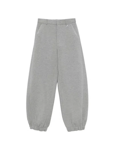 Giuseppe Di Morabito 로고 팬츠 In Gray