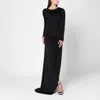 Giuseppe Di Morabito Floor-length Dress Featuring Brooch Detail In Black